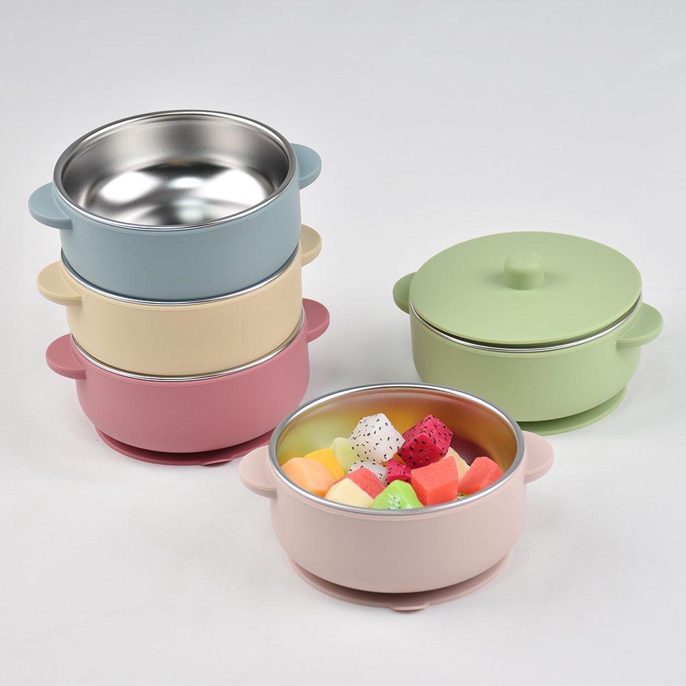 Baby Food Jars With Lids - Bol d'entraînement pour bébé de 300